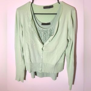 The Limited Cami and Cardigan